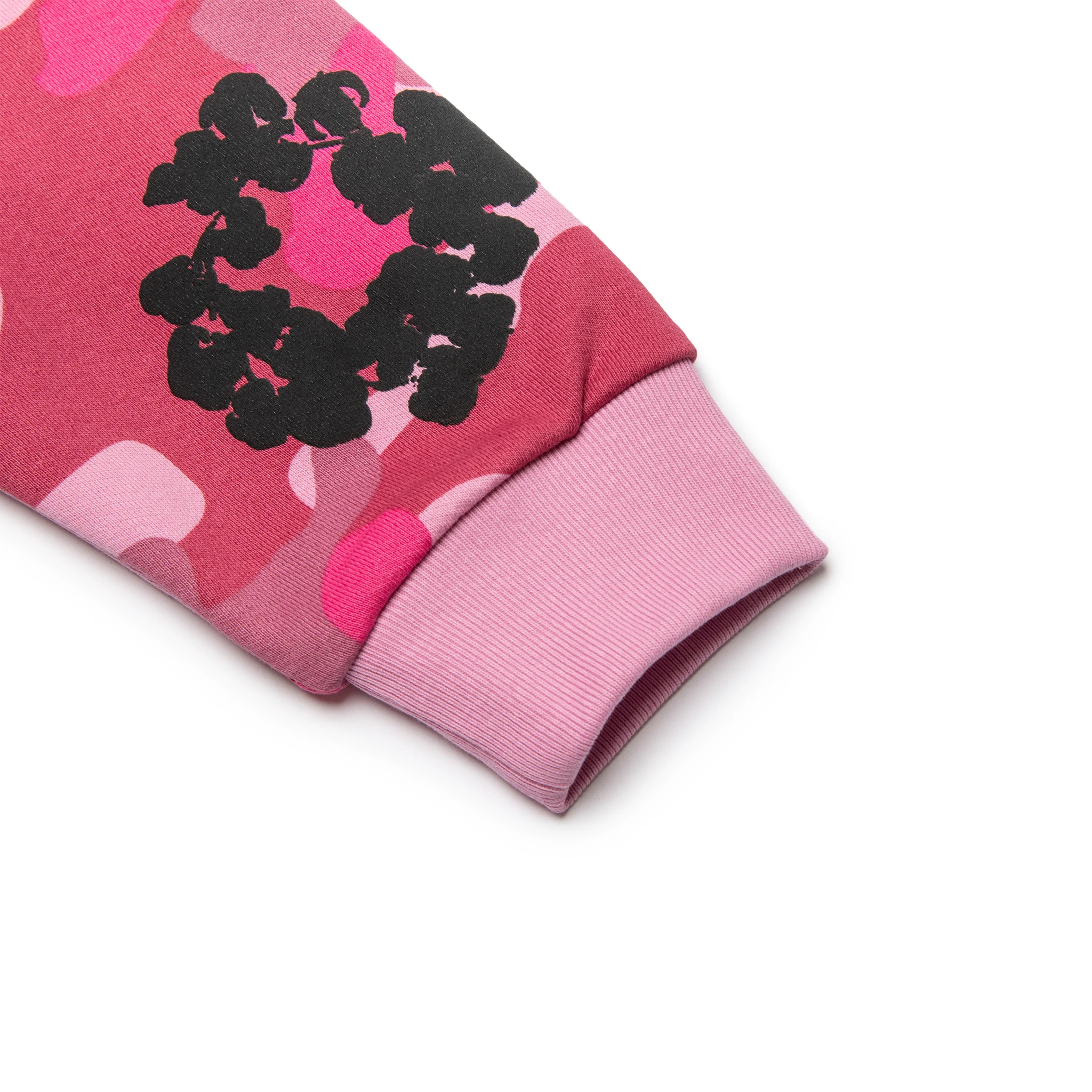 Denim Tears Pink Camo Cotton Wreath Zip-Up Hoodie